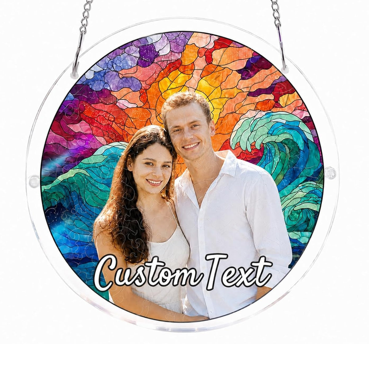 Custom Acrylic Jigsaw Puzzle Suncatcher from Your Own Photos