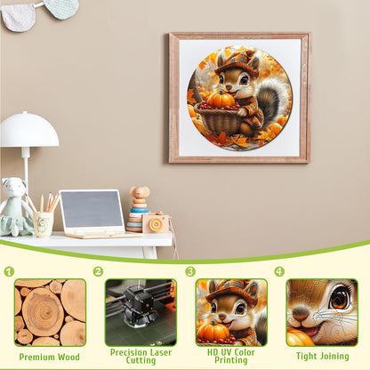 Squirrel's Harvest 50 Pieces Children Puzzles