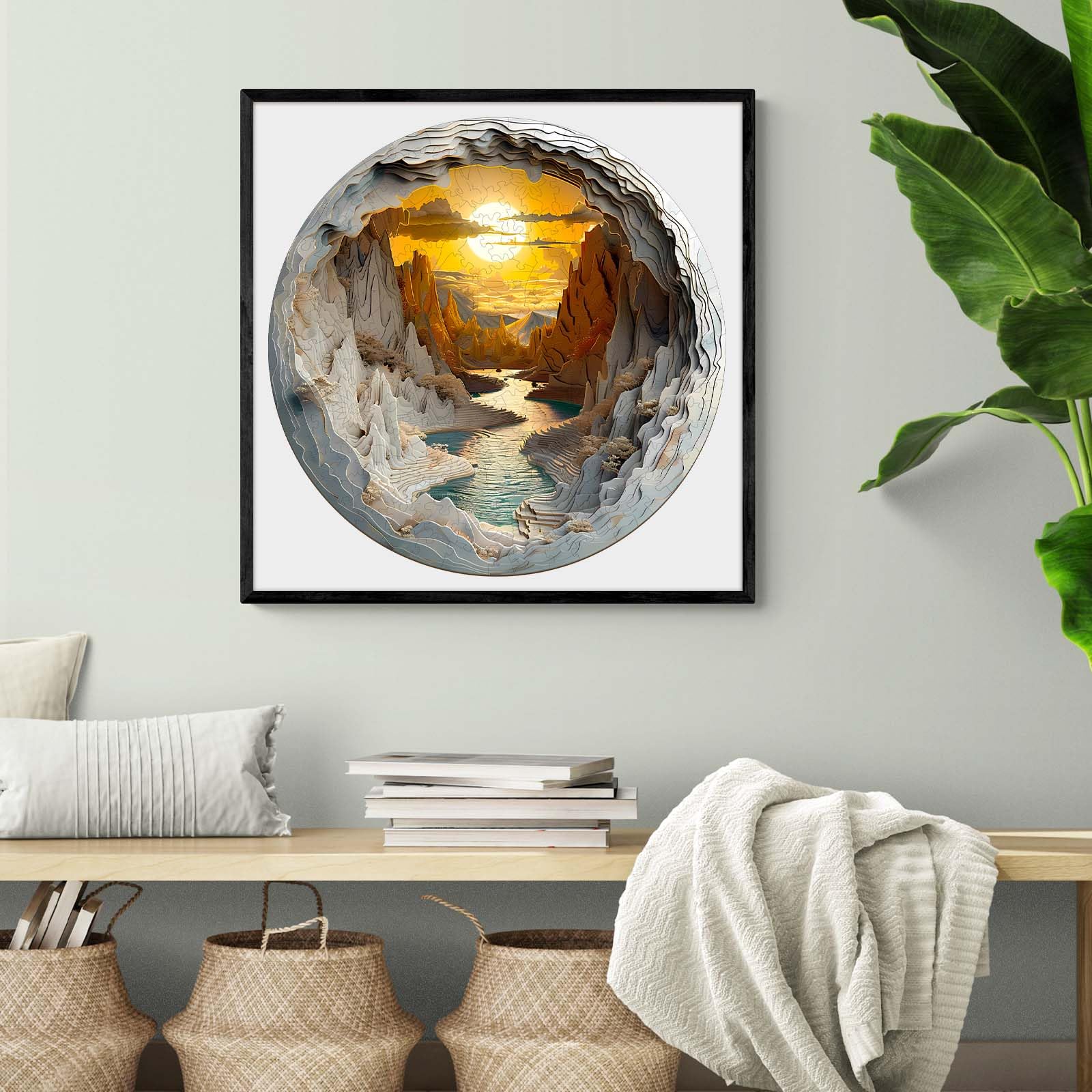 Cave Wooden Puzzle - Mysterious Underground Landscape - Aeekdook