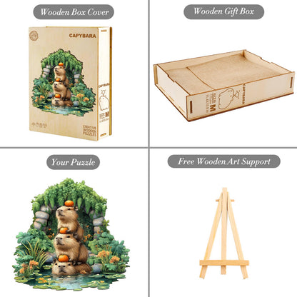 Capybara Wooden Puzzles
