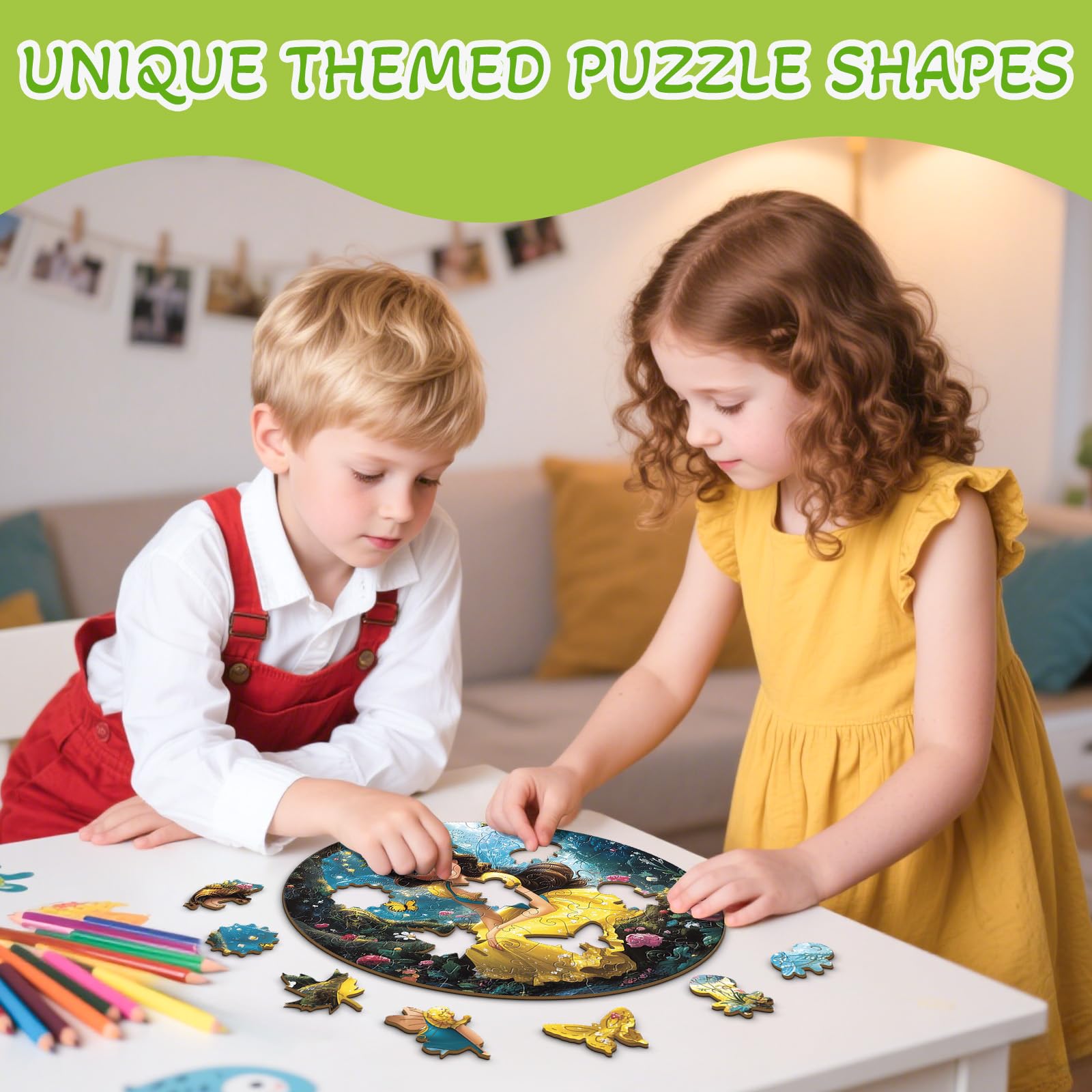 Forest Princess 50 Pieces Kids Wood Puzzle - Aeekdook