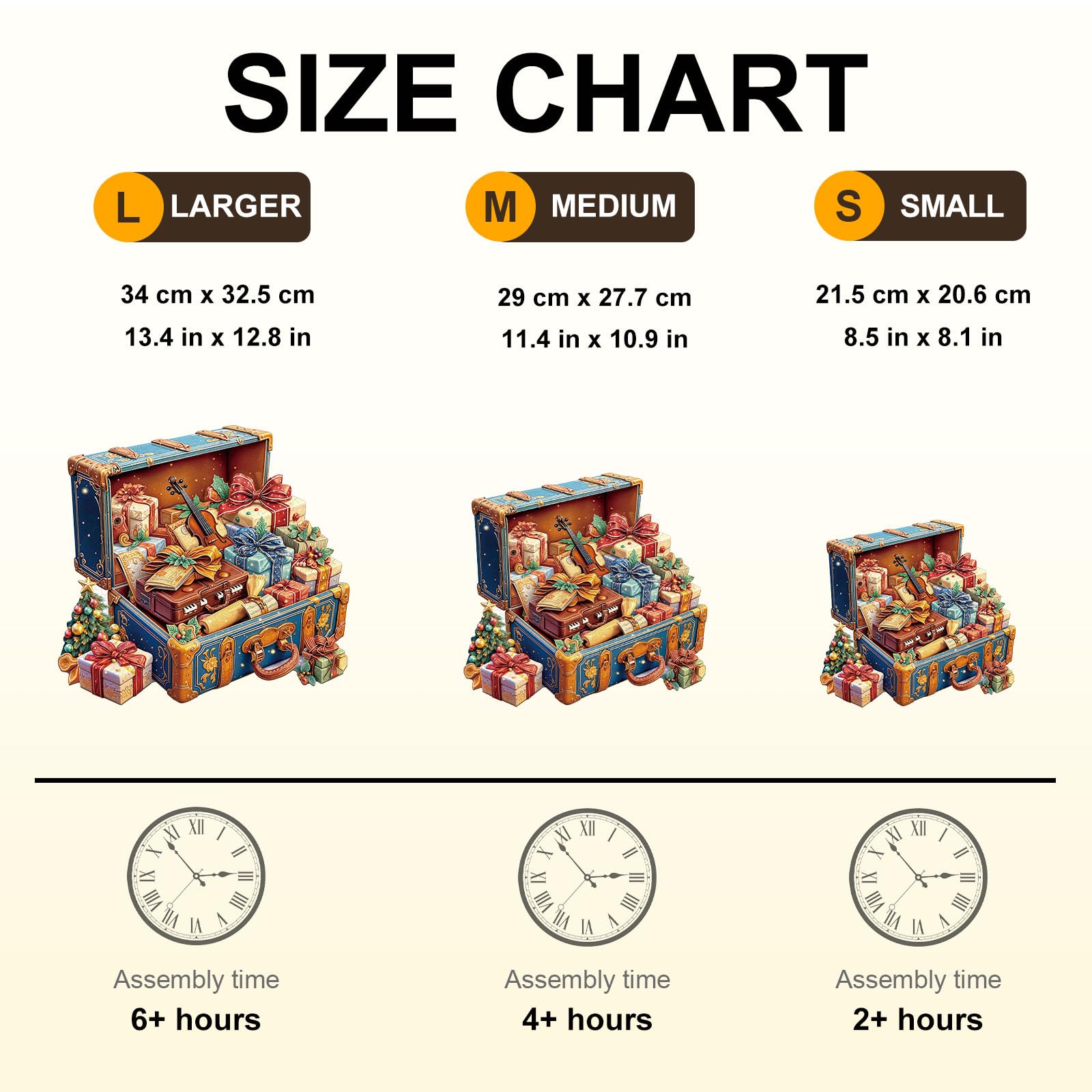 Music Gift Box Wood Puzzle Unique 3D Brain Teaser - Aeekdook