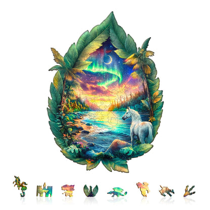 Aurora White Horse