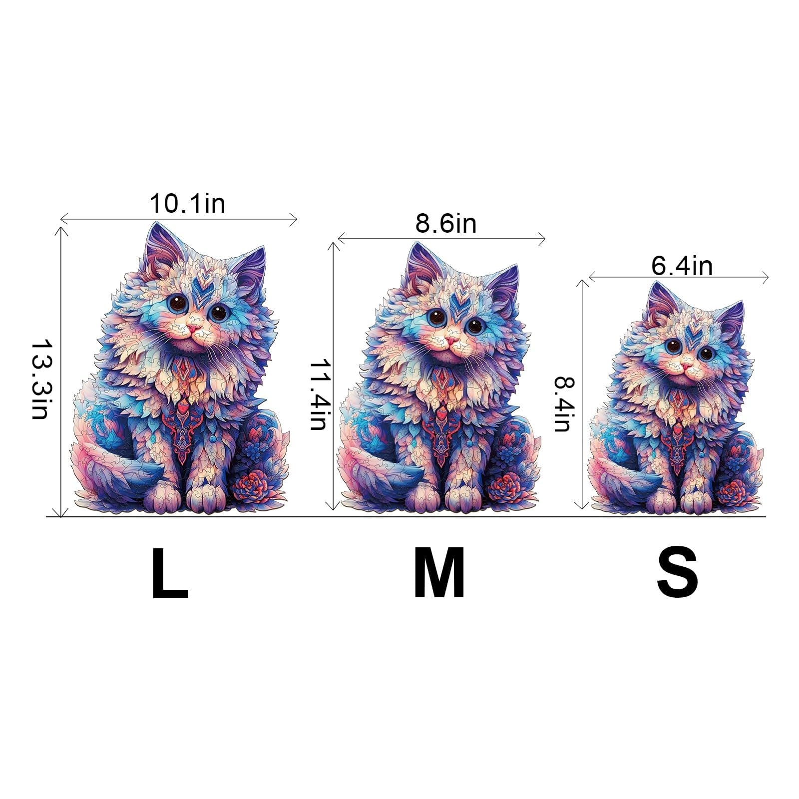 Ragdoll Cat Puzzle Wood Puzzles Adult