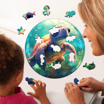 Baby Sea Turtle 50 Pieces Puzzles for Kids