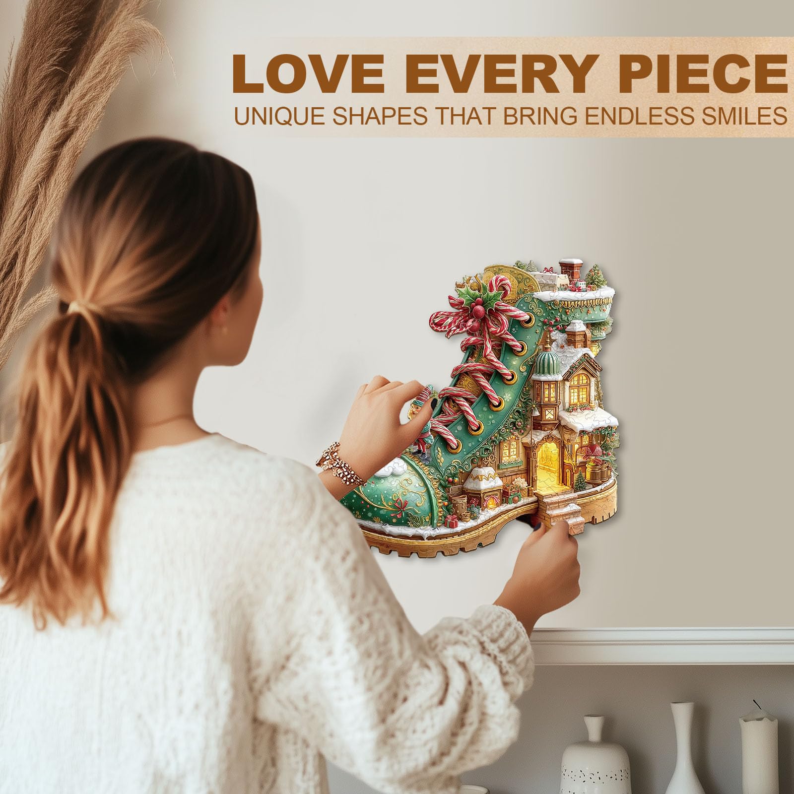 Christmas Snow Boot Hut