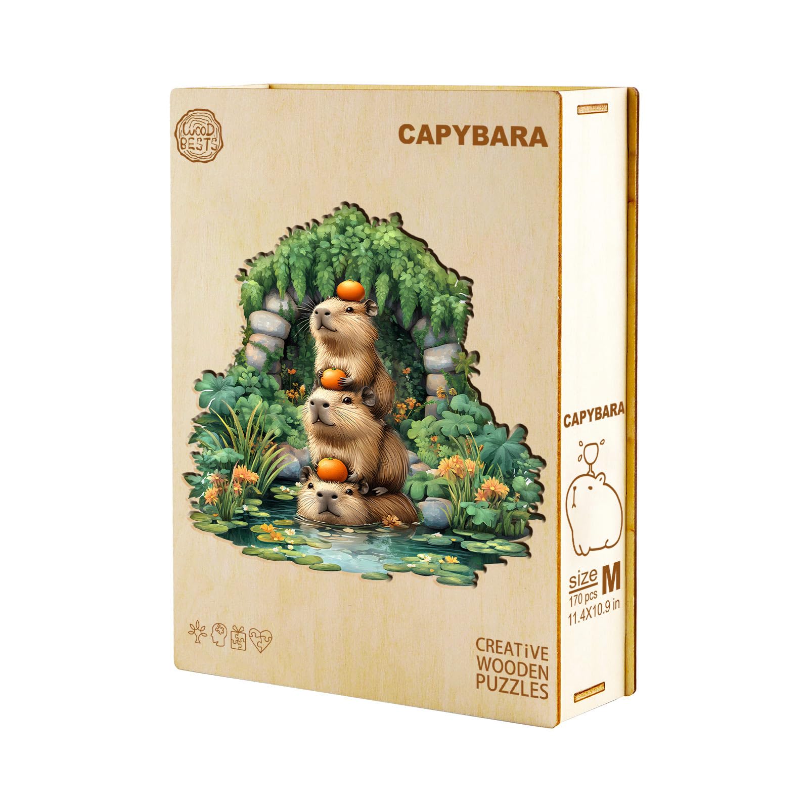 Capybara Wooden Puzzles
