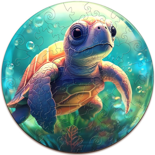 Baby Sea Turtle 50 Pieces Puzzles for Kids