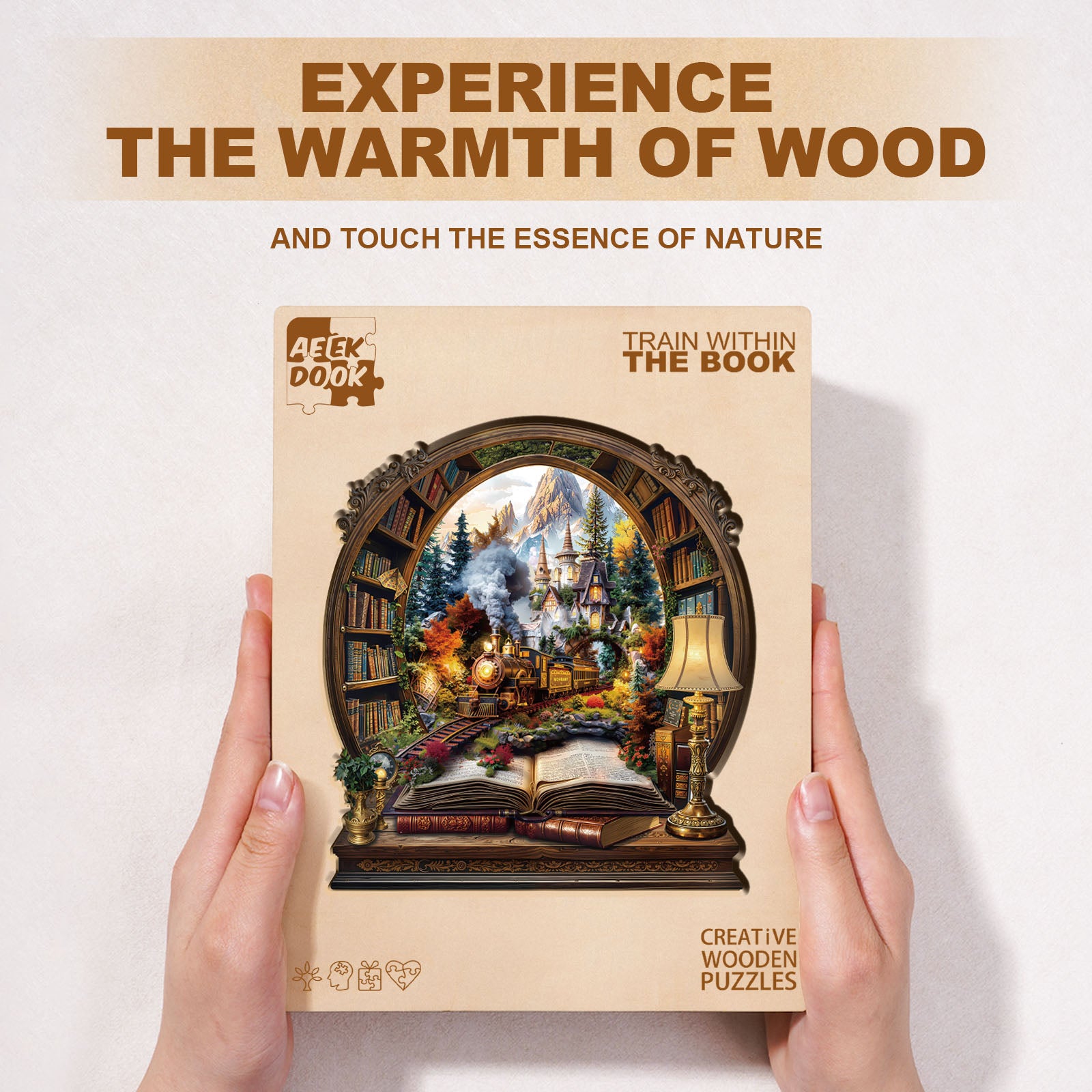 Journey Beyond the Pages Wooden Puzzle for Adults - Aeekdook