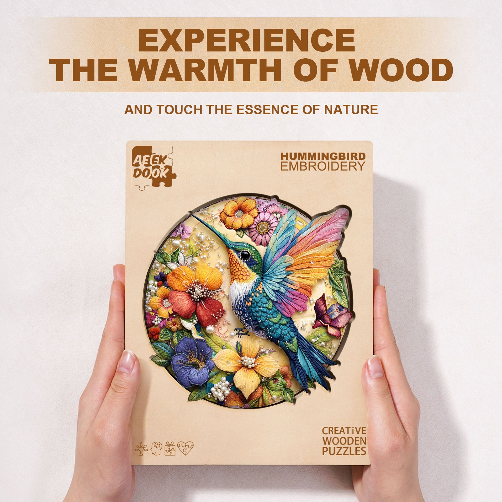 Hummingbird Wood Puzzles for Adults - Aeekdook