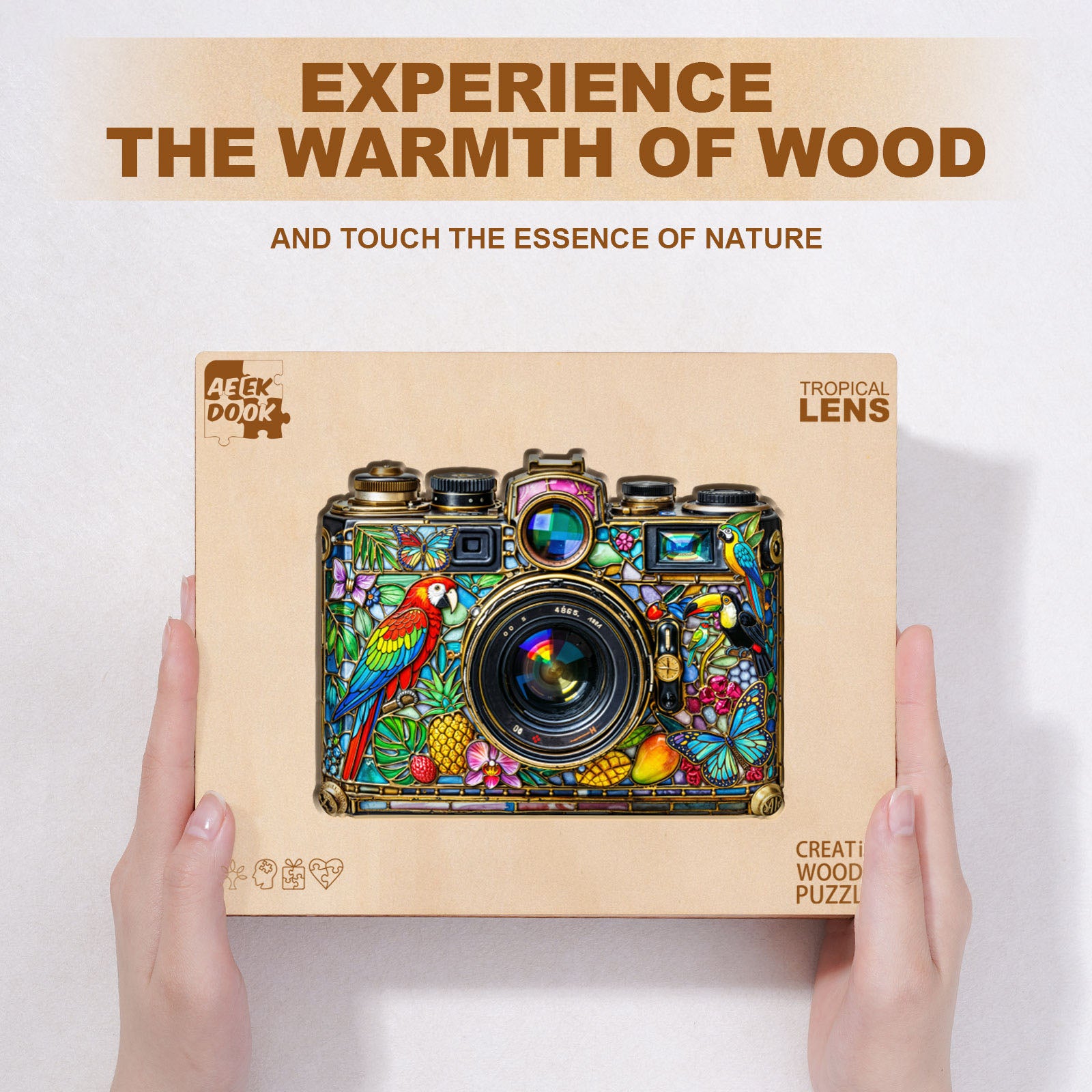 Tropical Lens Unique Wooden Puzzles