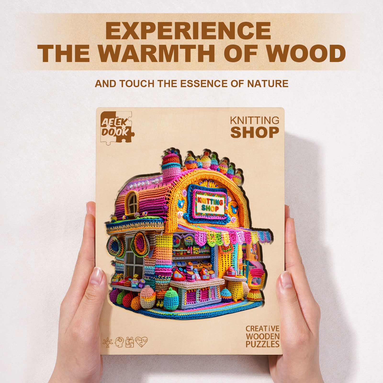 Knitting Shop Unique Wooden Puzzles - Aeekdook