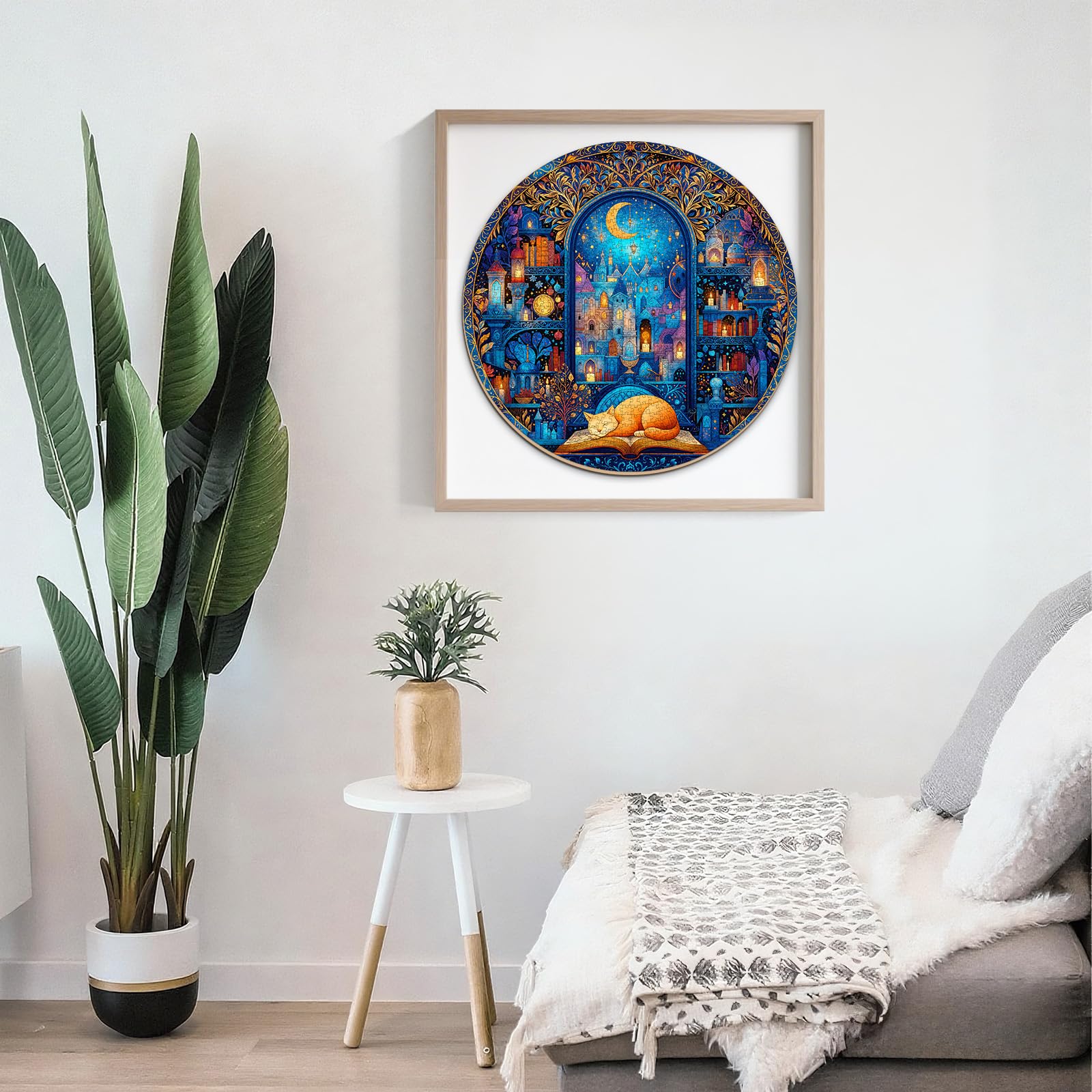 Bookshelf Cat Puzzles for Adults 1000 Pieces