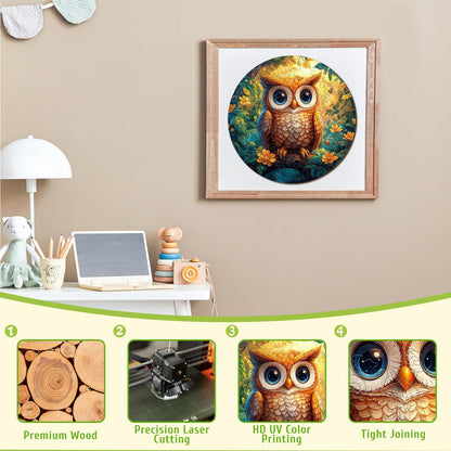 Cute Owl 50 Pieces Children Puzzles