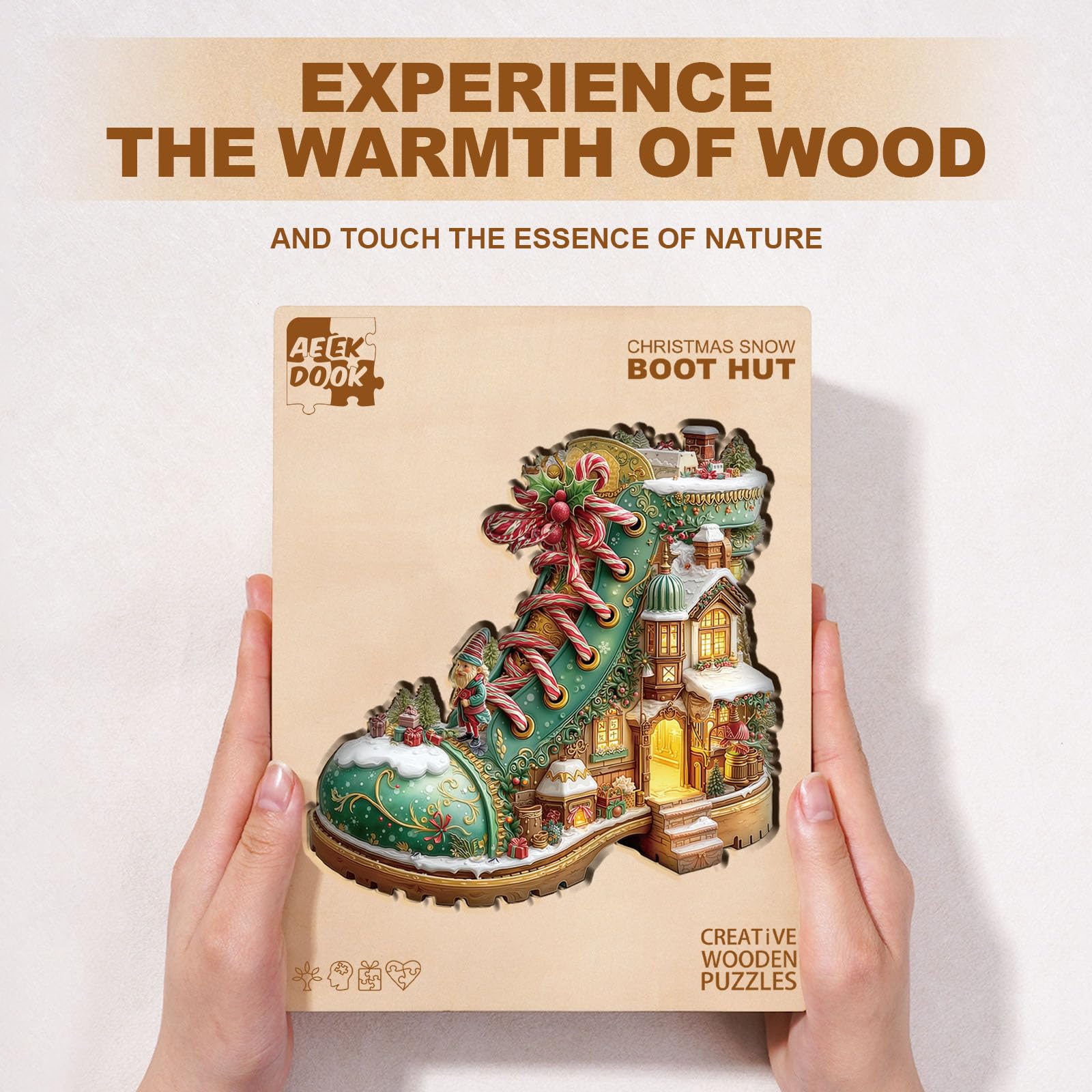 Christmas Snow Boot Hut