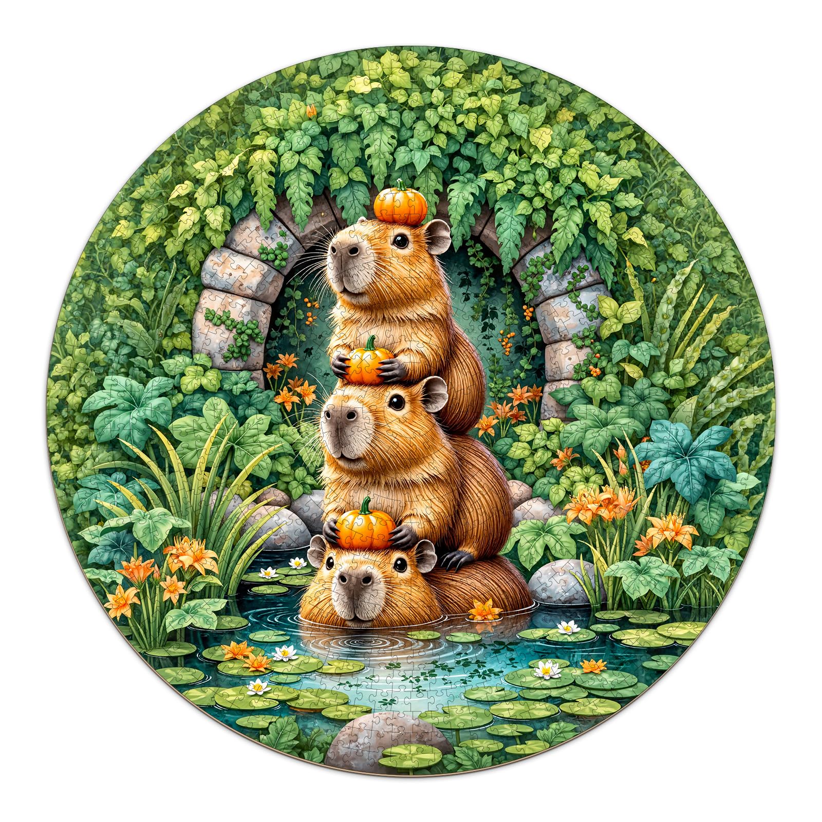 Capybara Puzzles for Adults 1000 Pieces