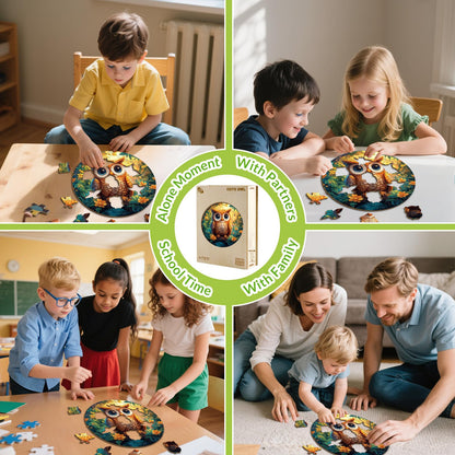 Cute Owl 50 Pieces Children Puzzles