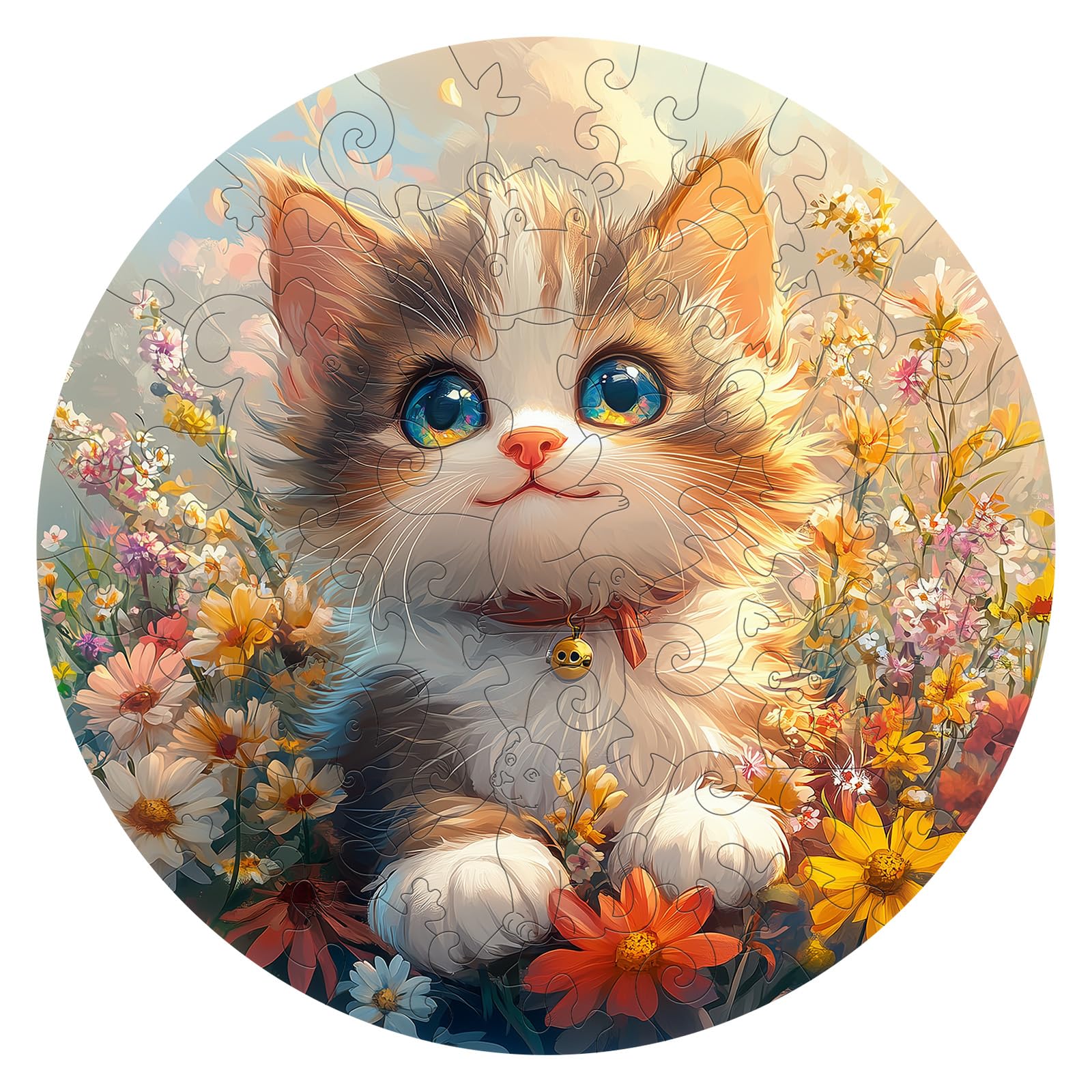 Lovely Cat 50 Pieces Kids Puzzle