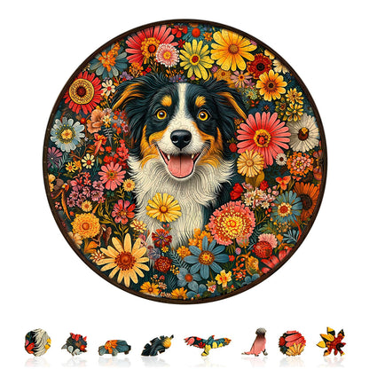 Fantasy Flowers Dog