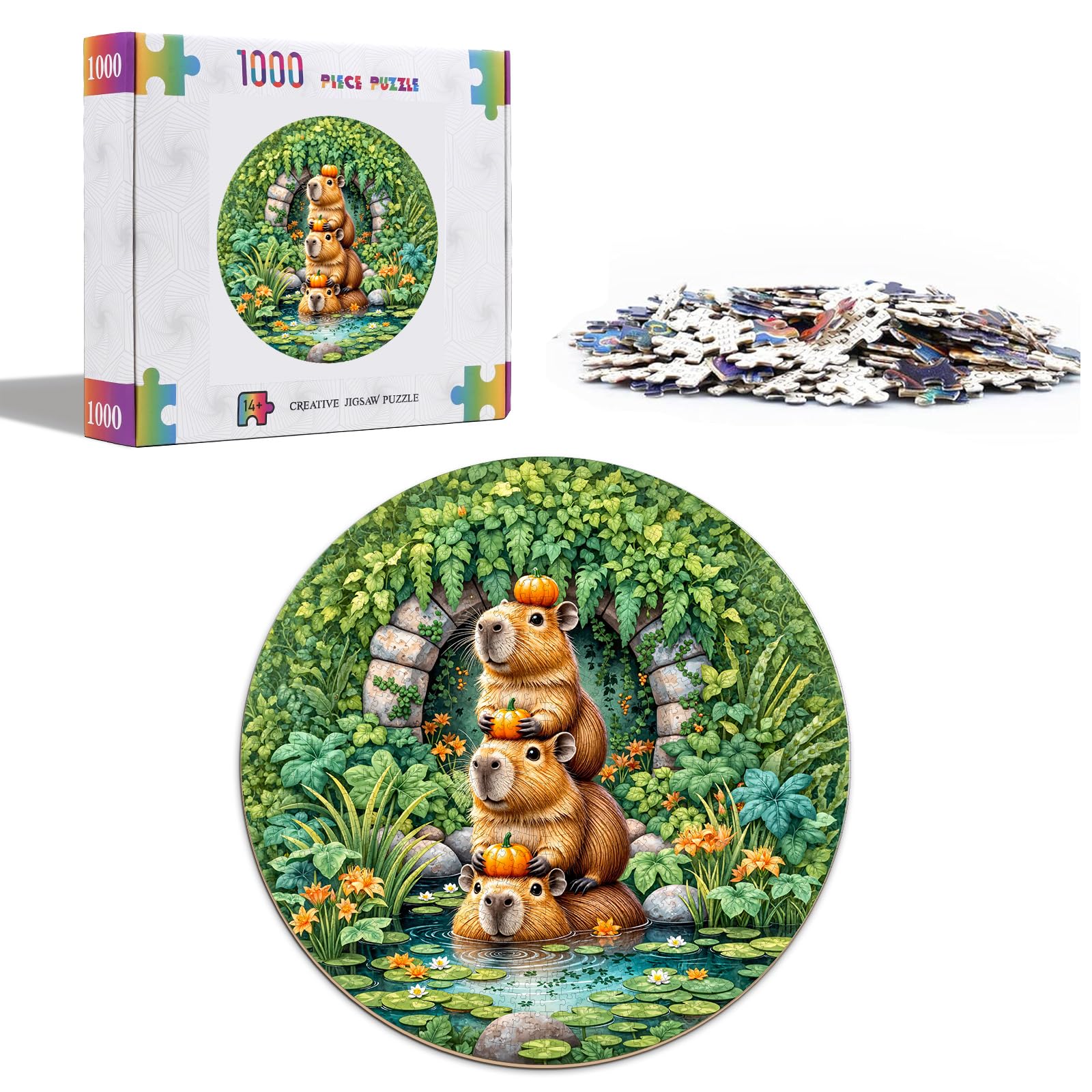 Capybara Puzzles for Adults 1000 Pieces