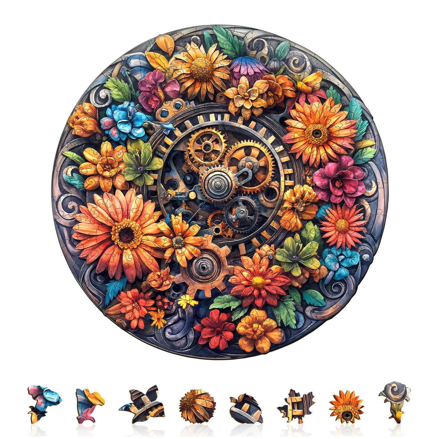 Machinery and Flowers