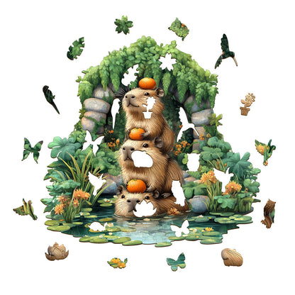 Capybara Wooden Puzzles