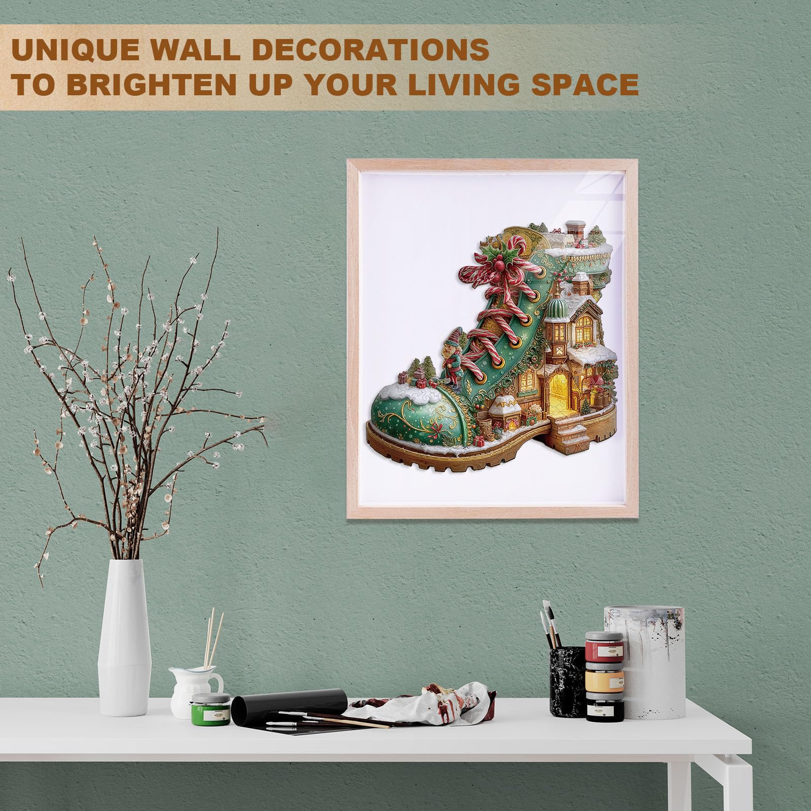 Christmas Snow Boot Hut