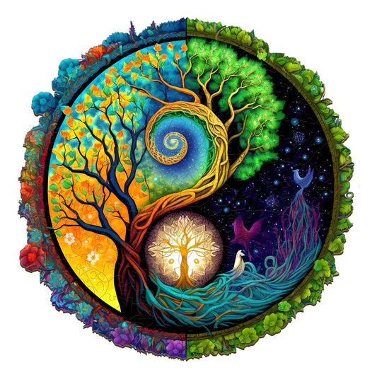 Tree of Life / Yinyang Wooden Puzzles for Adults