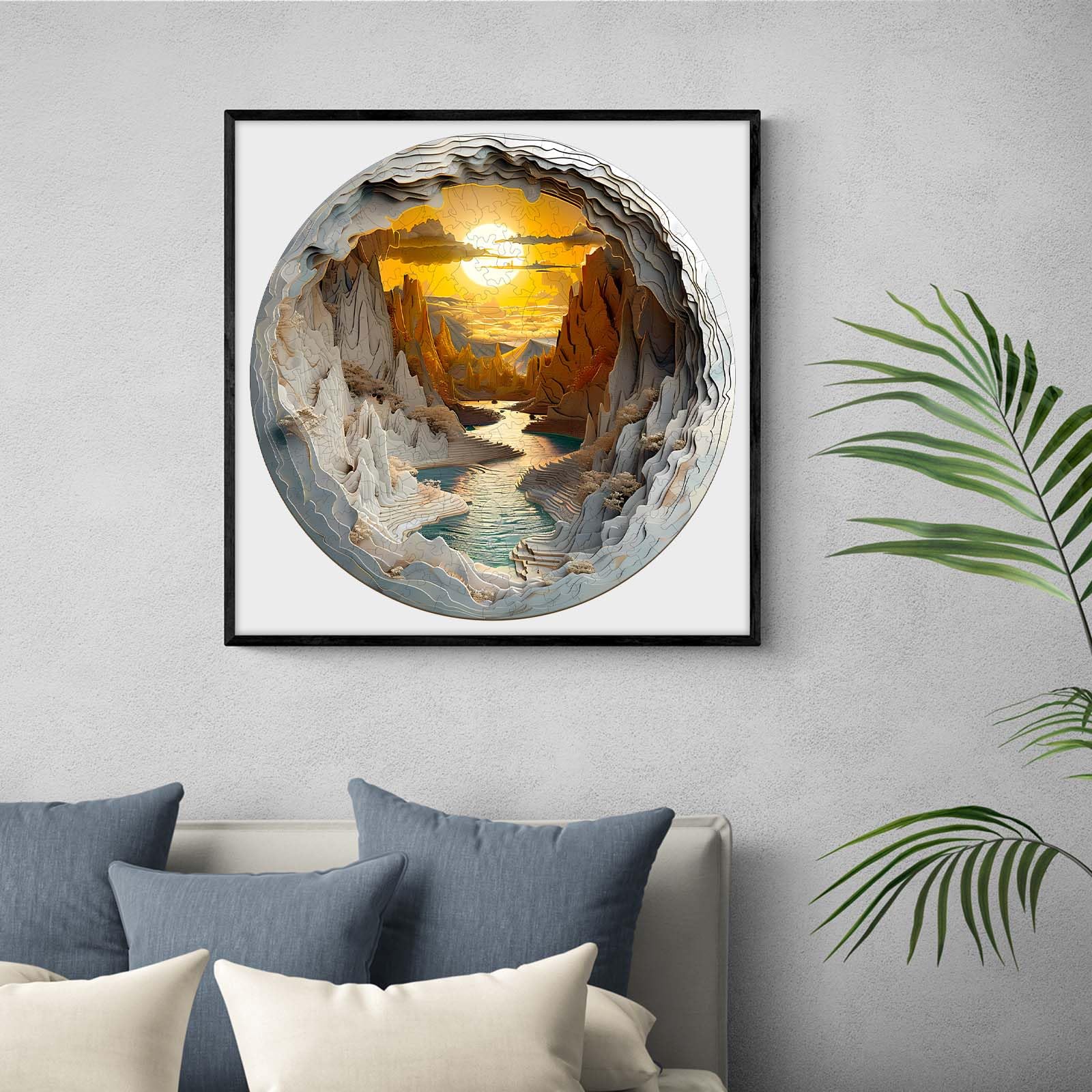 Cave Wooden Puzzle - Mysterious Underground Landscape - Aeekdook