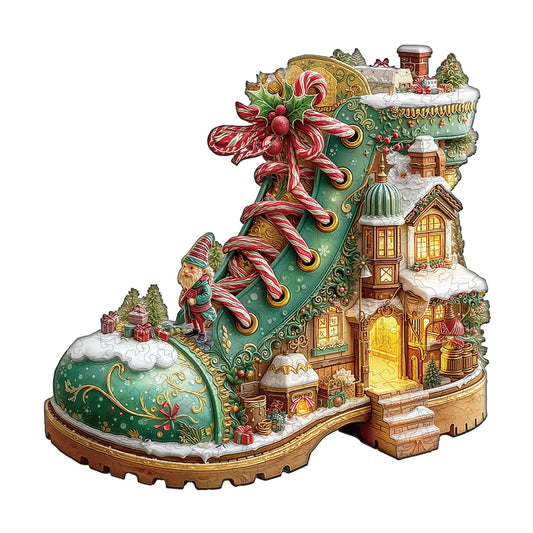 Christmas Snow Boot Hut