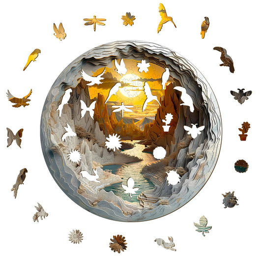 Cave Wooden Puzzle
