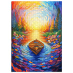 Stained Glass River Puzzles for Adults 1000 Pieces