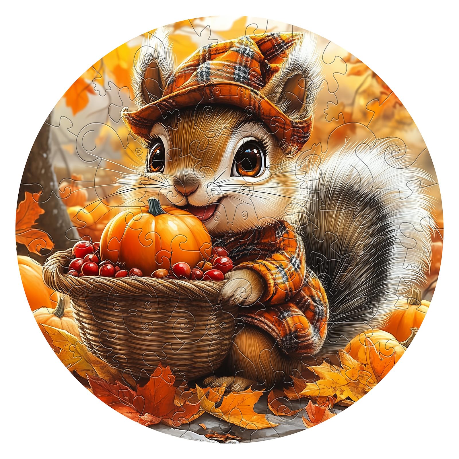Squirrel's Harvest 50 Pieces Children Puzzles
