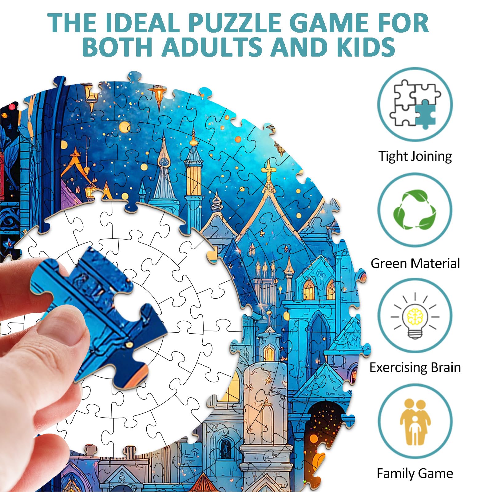 Bookshelf Cat Puzzles for Adults 1000 Pieces