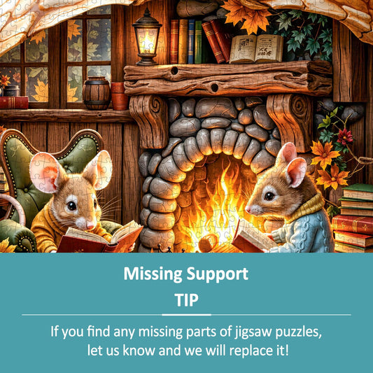 Fall Mouse Puzzles for Adults 1000 Pieces