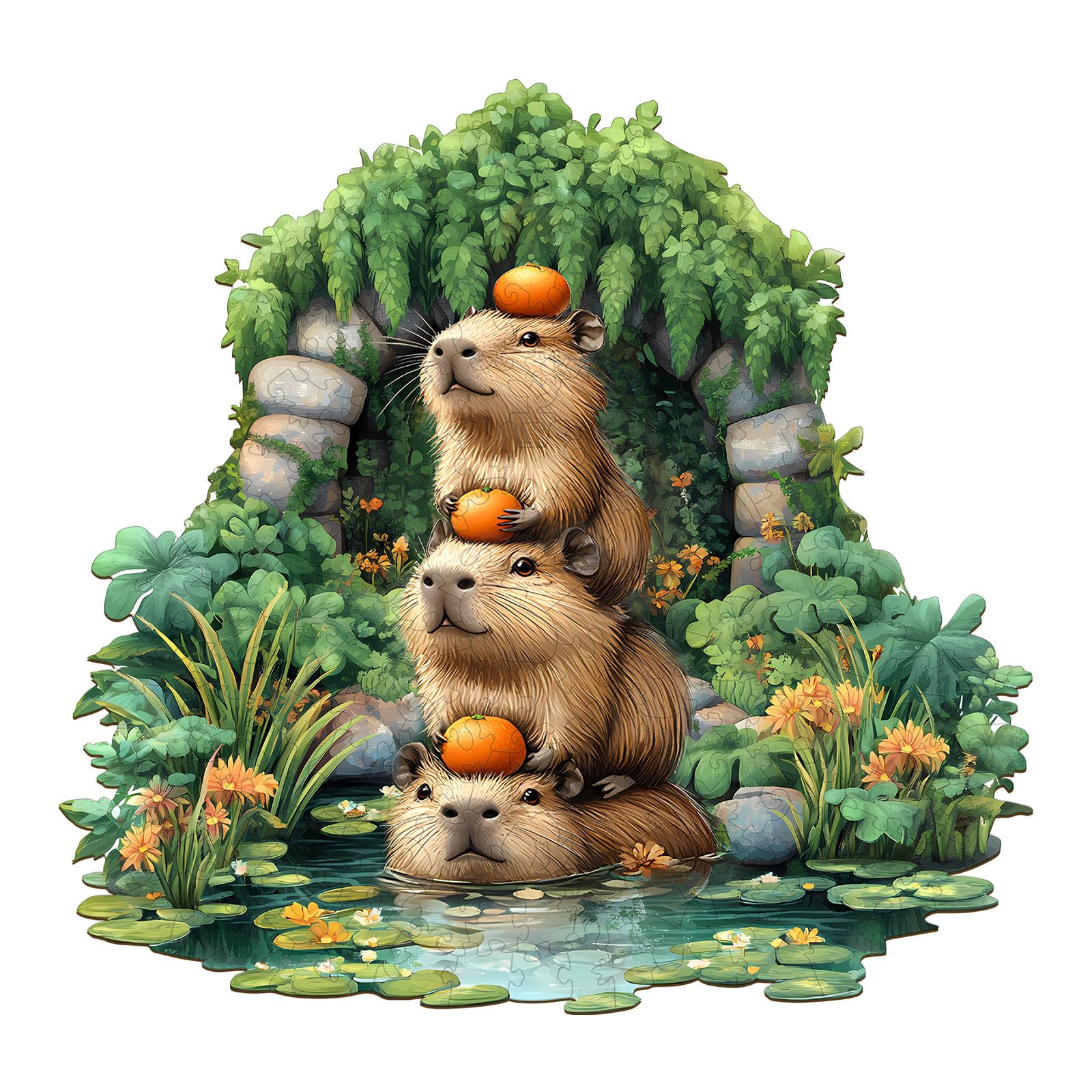 Capybara Wooden Puzzles