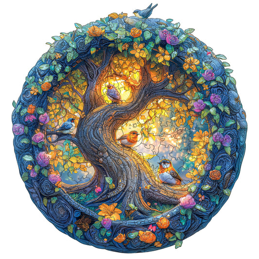 Jungle Bird Wood Puzzles Adult