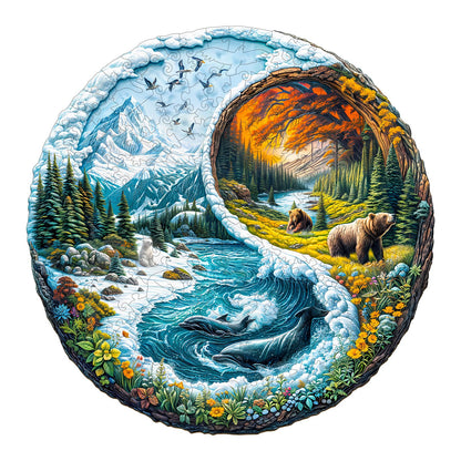 Yin Yang Glacial Forest