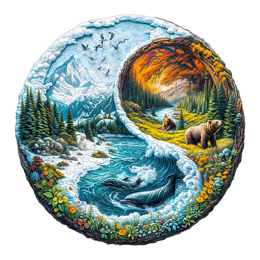 Yin Yang Glacial Forest