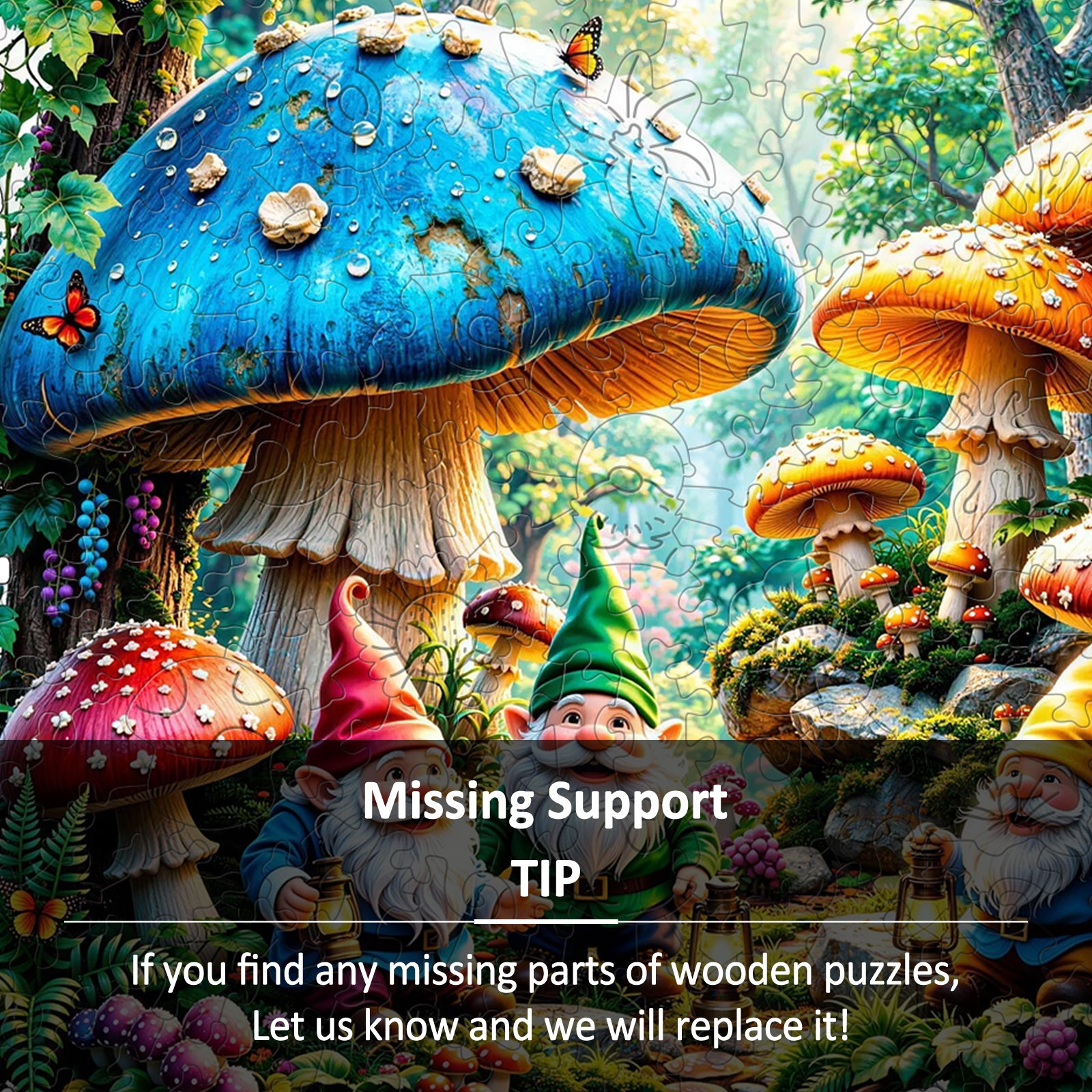 Magic Forest Wooden Jigsaw Puzzles for Adults