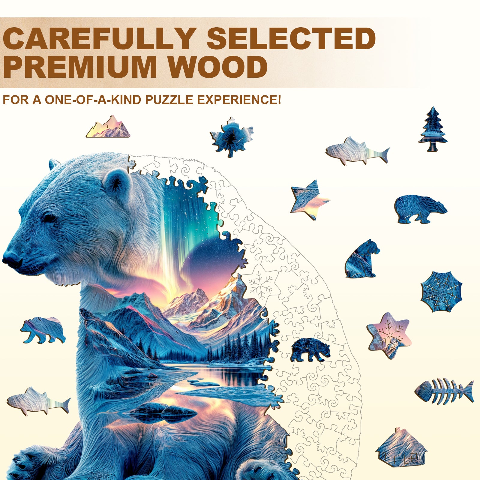 Frozen Dreams Wooden Jigsaw Puzzles - Aeekdook