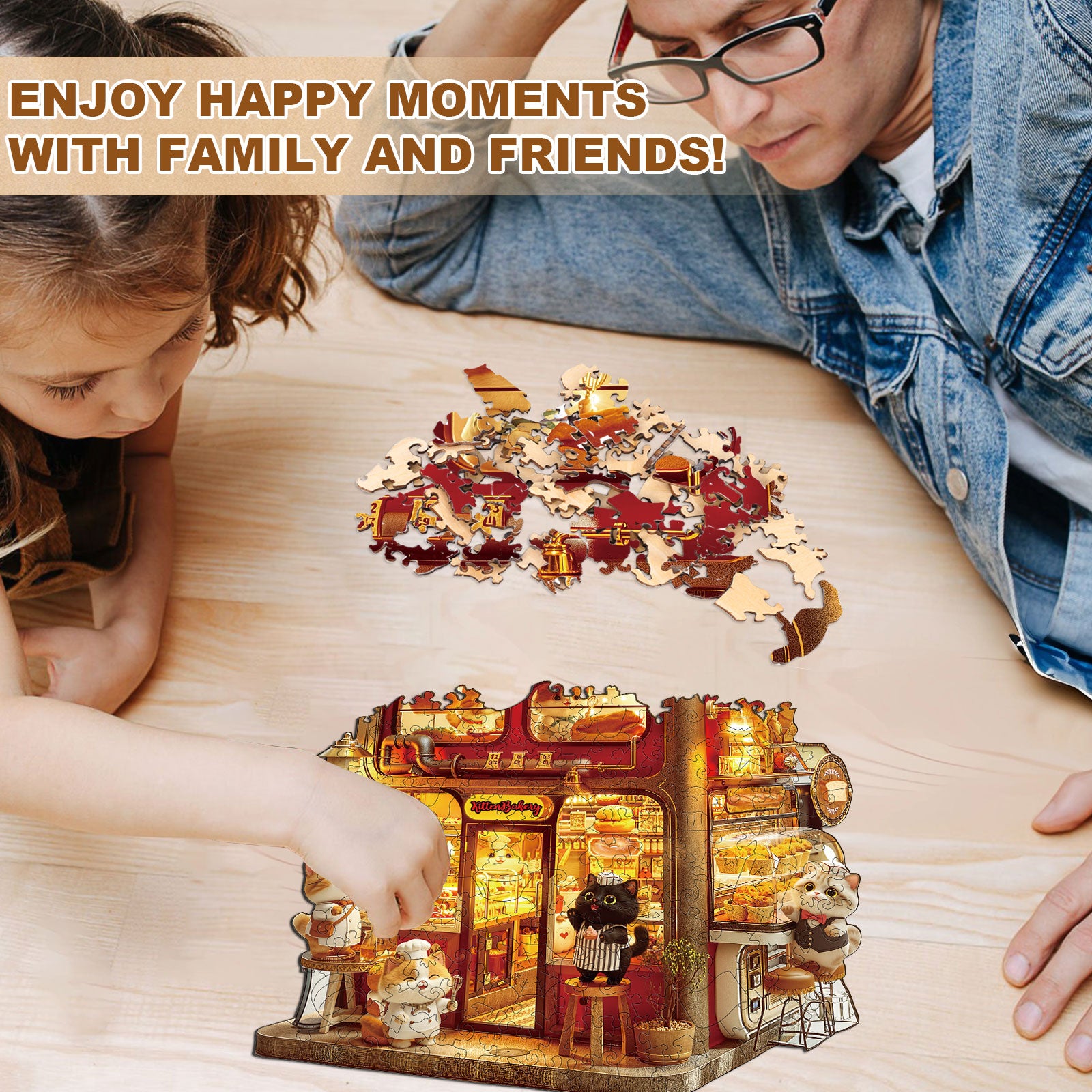 Kittery Bakery Wood Puzzle for Adults - Aeekdook