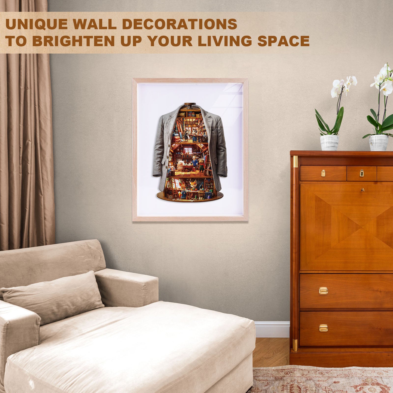 Blissful Wardrobe Wood Puzzles for Adults - Aeekdook