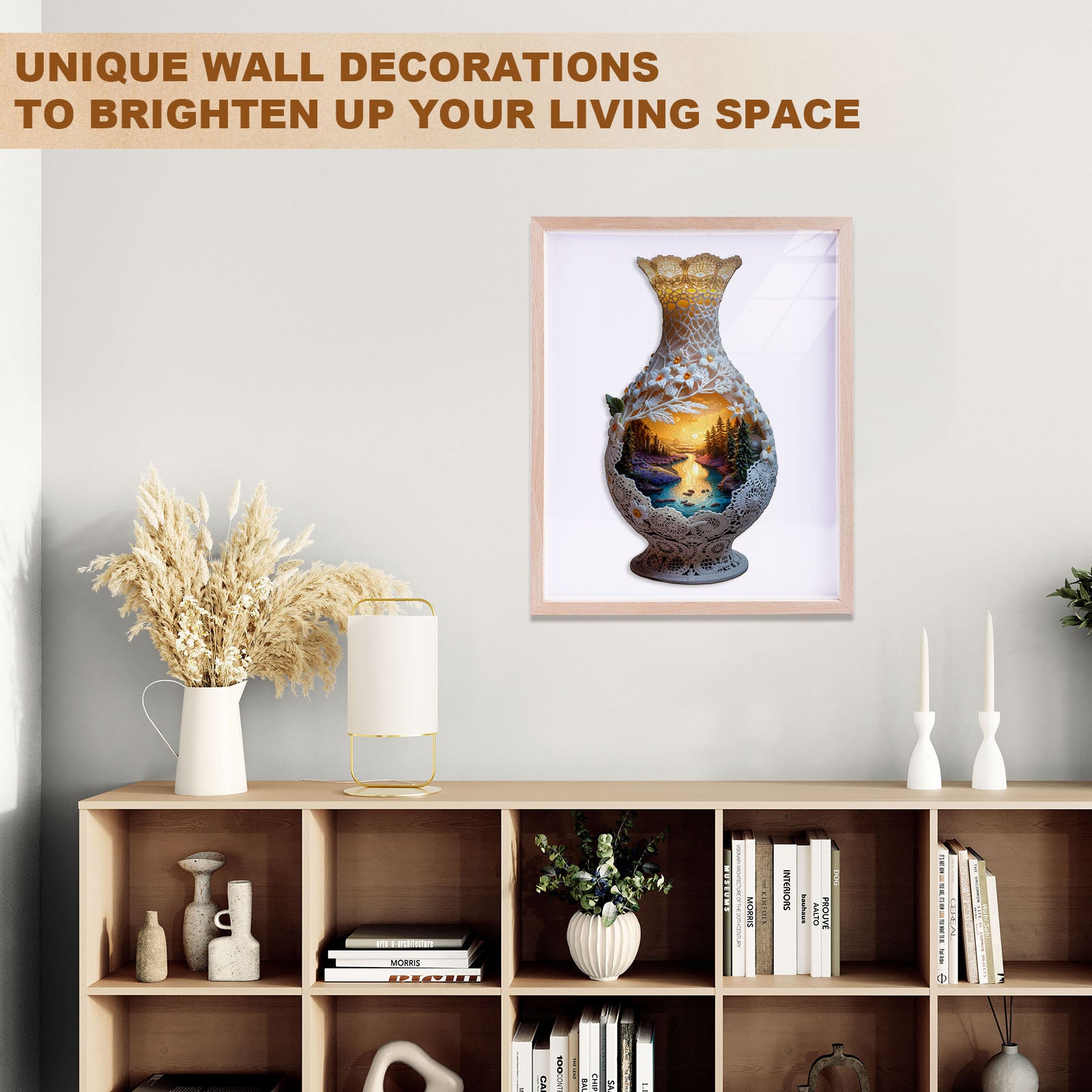 Woven Scenery Wooden Jigsaw Puzzles for Adults - Aeekdook