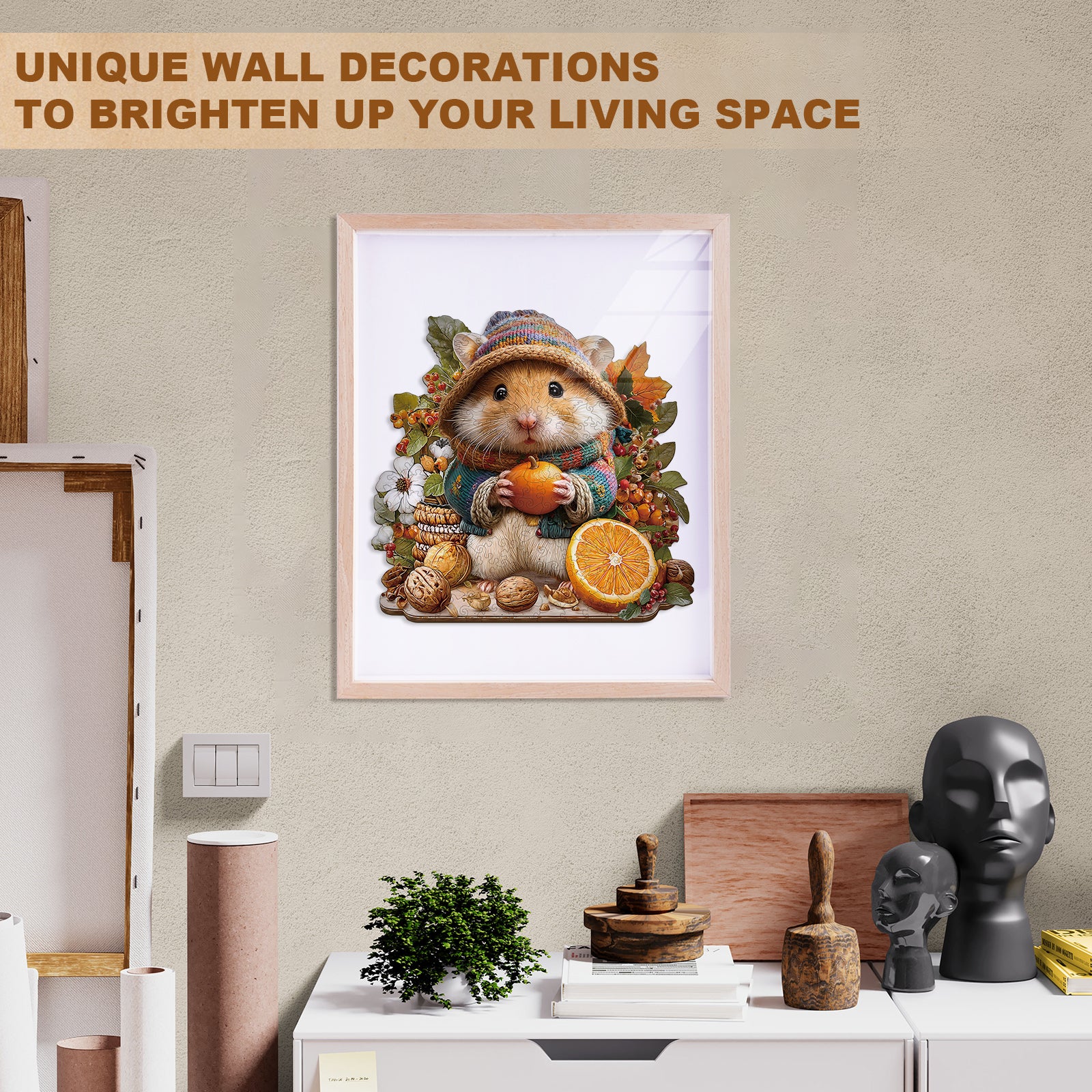 Cute Hamster Wooden Puzzles for Adults - Aeekdook
