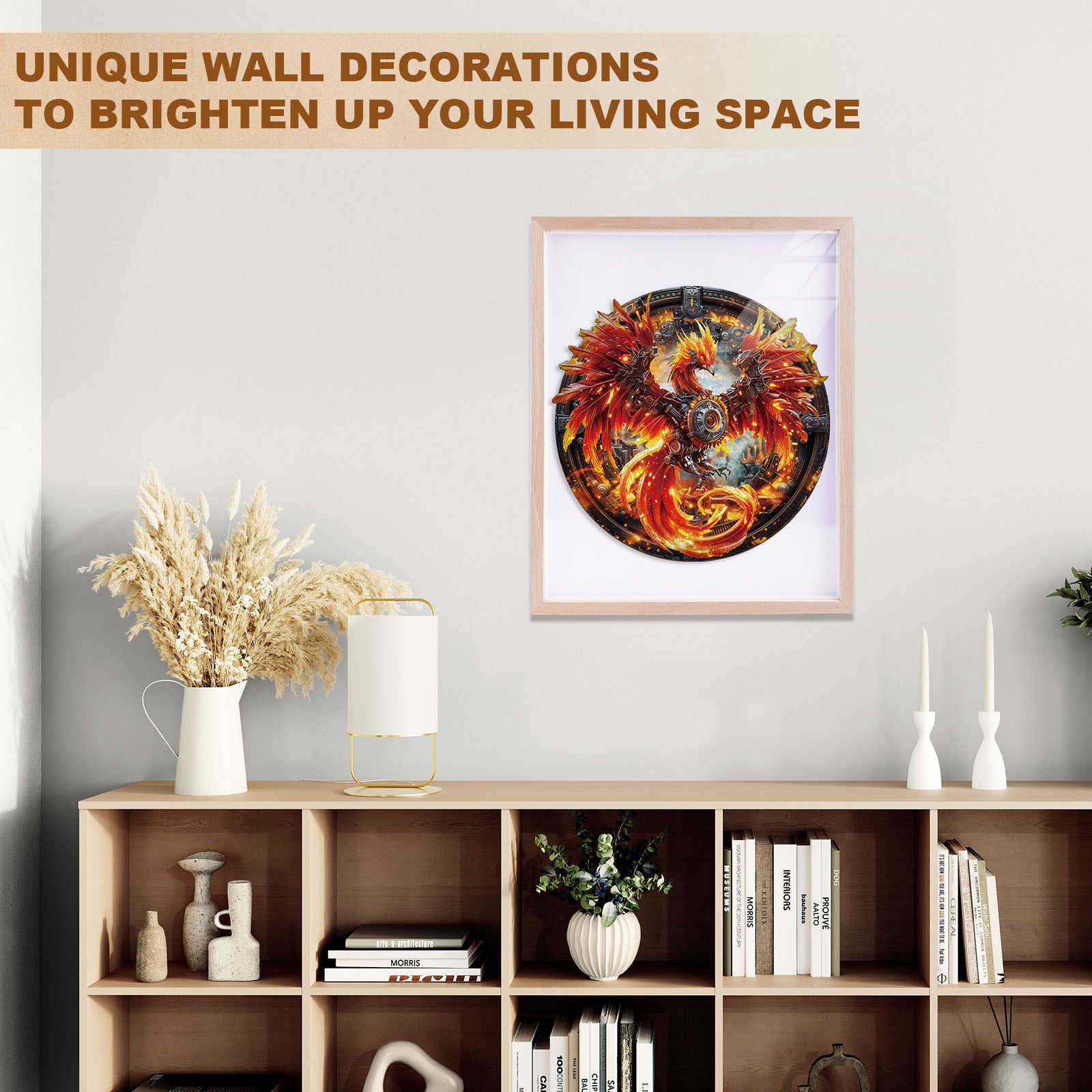 Mechenical Fire Phoenix Wooden Jigsaw Puzzles - Aeekdook