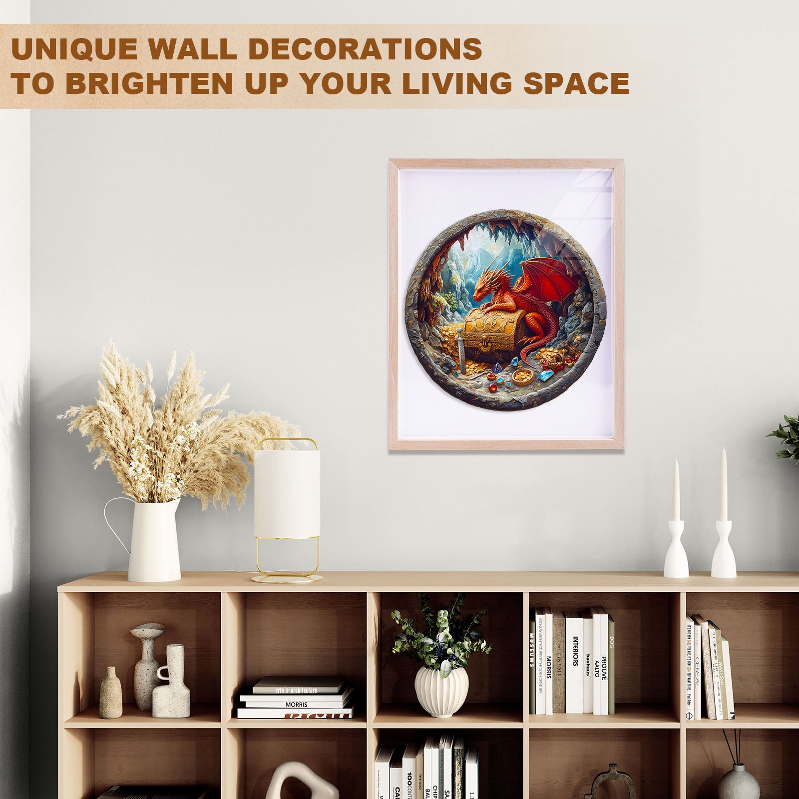 The Dragon Hoard Wooden Jigsaw Puzzles for Adults - Aeekdook