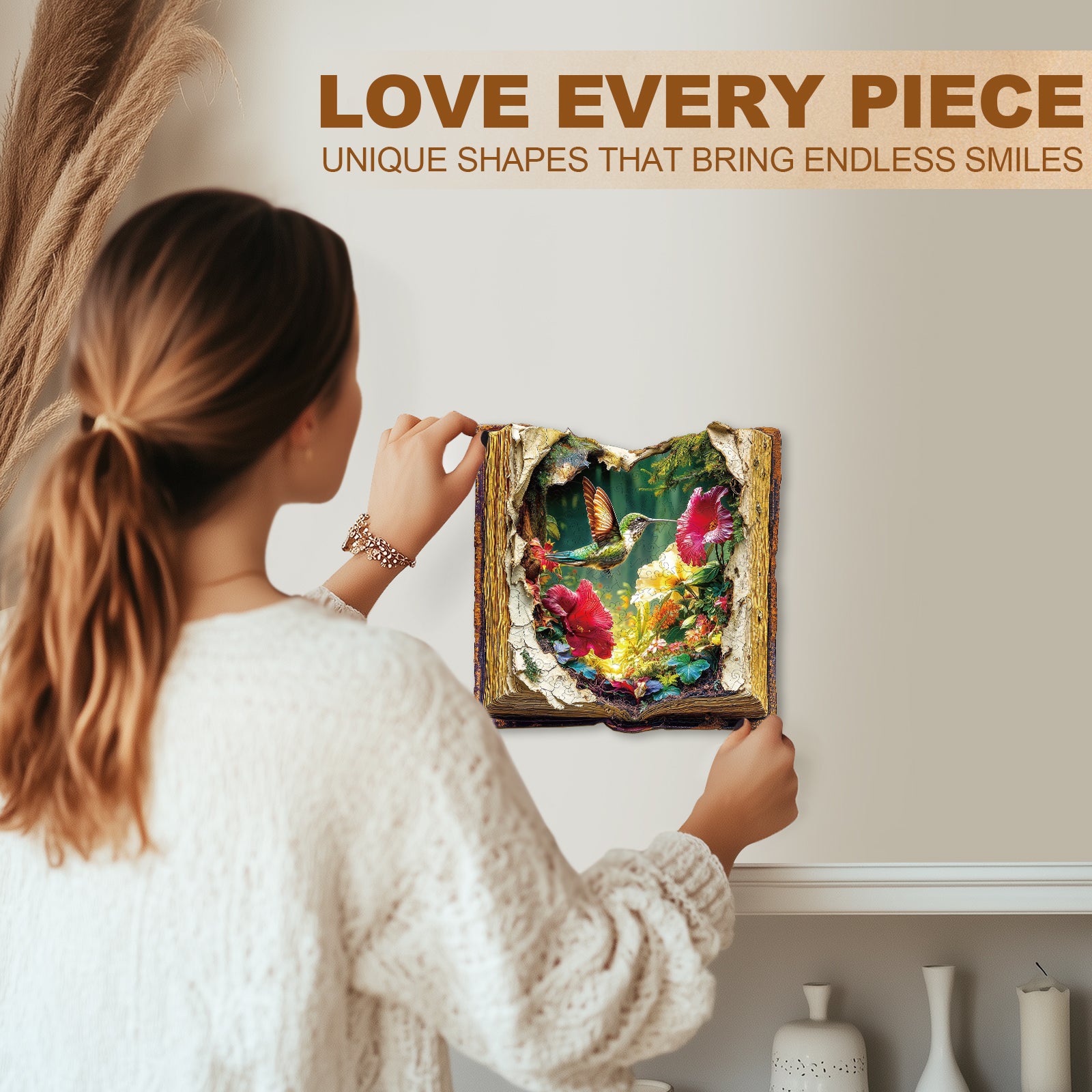 Whispering Wings Wooden Jigsaw Puzzles - Aeekdook