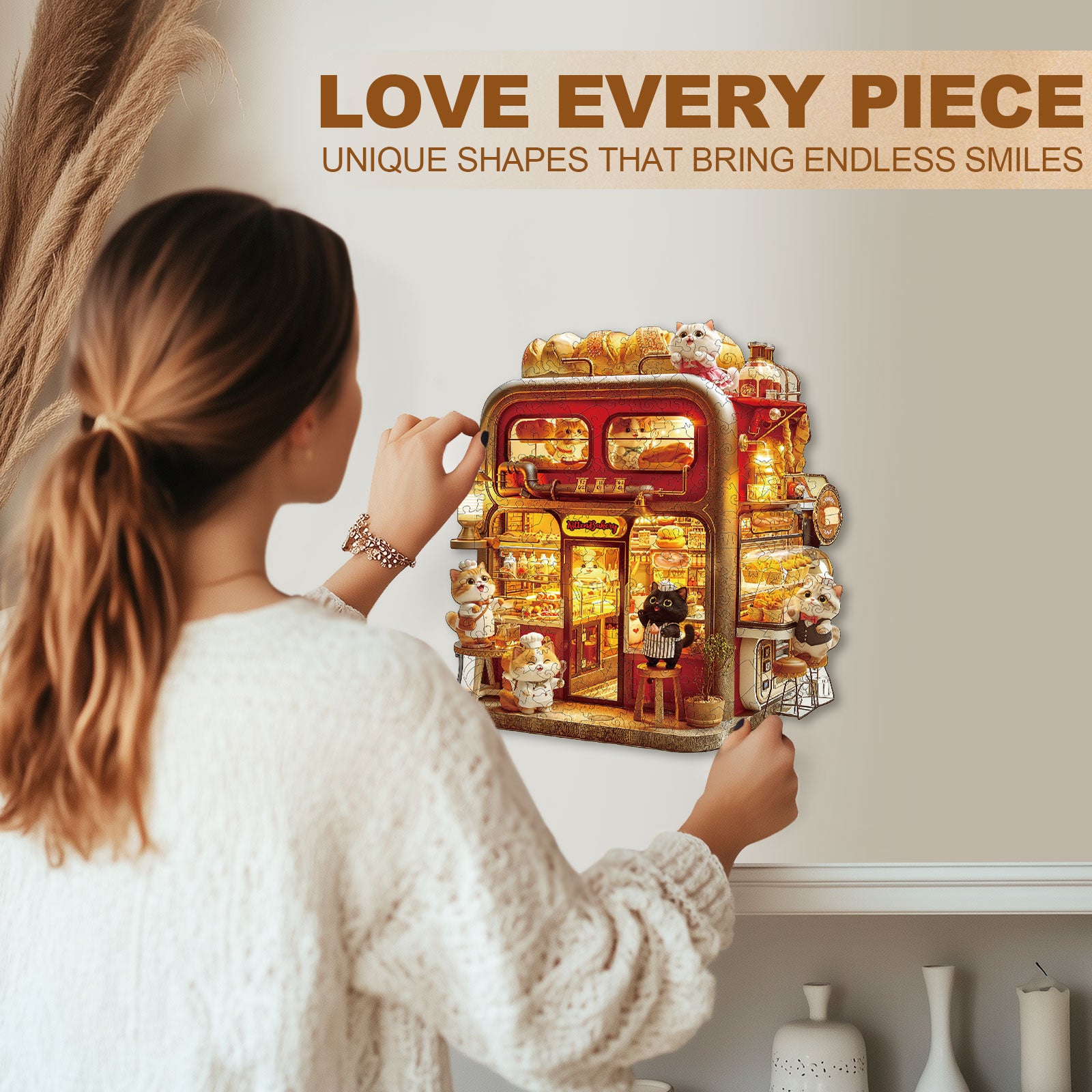 Kittery Bakery Wood Puzzle for Adults - Aeekdook