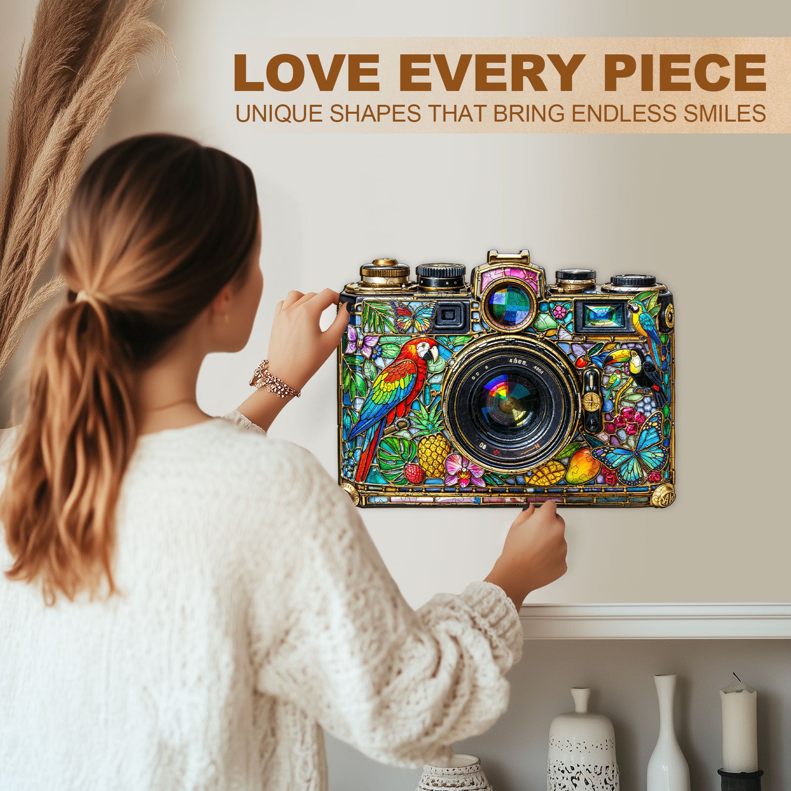 Tropical Lens Unique Wooden Puzzles